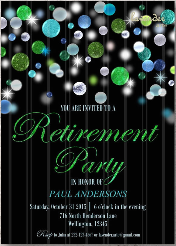 Retirement Party Invitation Template Free 17 Retirement Party Invitations In Illustrator Ms