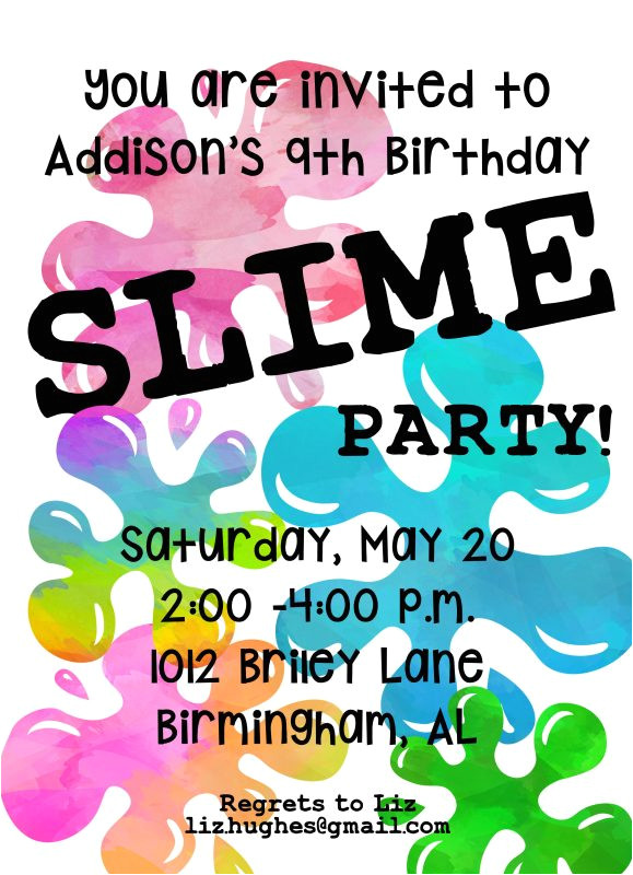 Slime Party Invitation Template 4902 Slime Party Invitation Poppyseed Paper Slime Party Invitation Template 4902 Slime Party Invitation Poppyseed Paper
