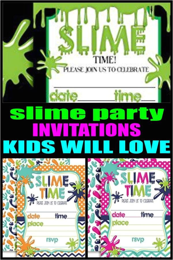Slime Party Invitation Template Slime Party Invitations Birthday Party Invitations Free Slime Party Invitation Template Slime Party Invitations Birthday Party Invitations Free