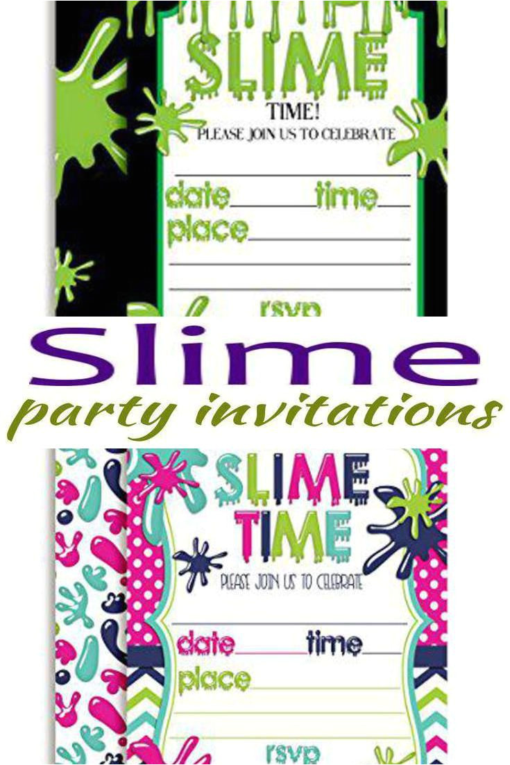 Slime Party Invitation Template Slime Party Invitations top Party Invitations Birthday Slime Party Invitation Template Slime Party Invitations top Party Invitations Birthday