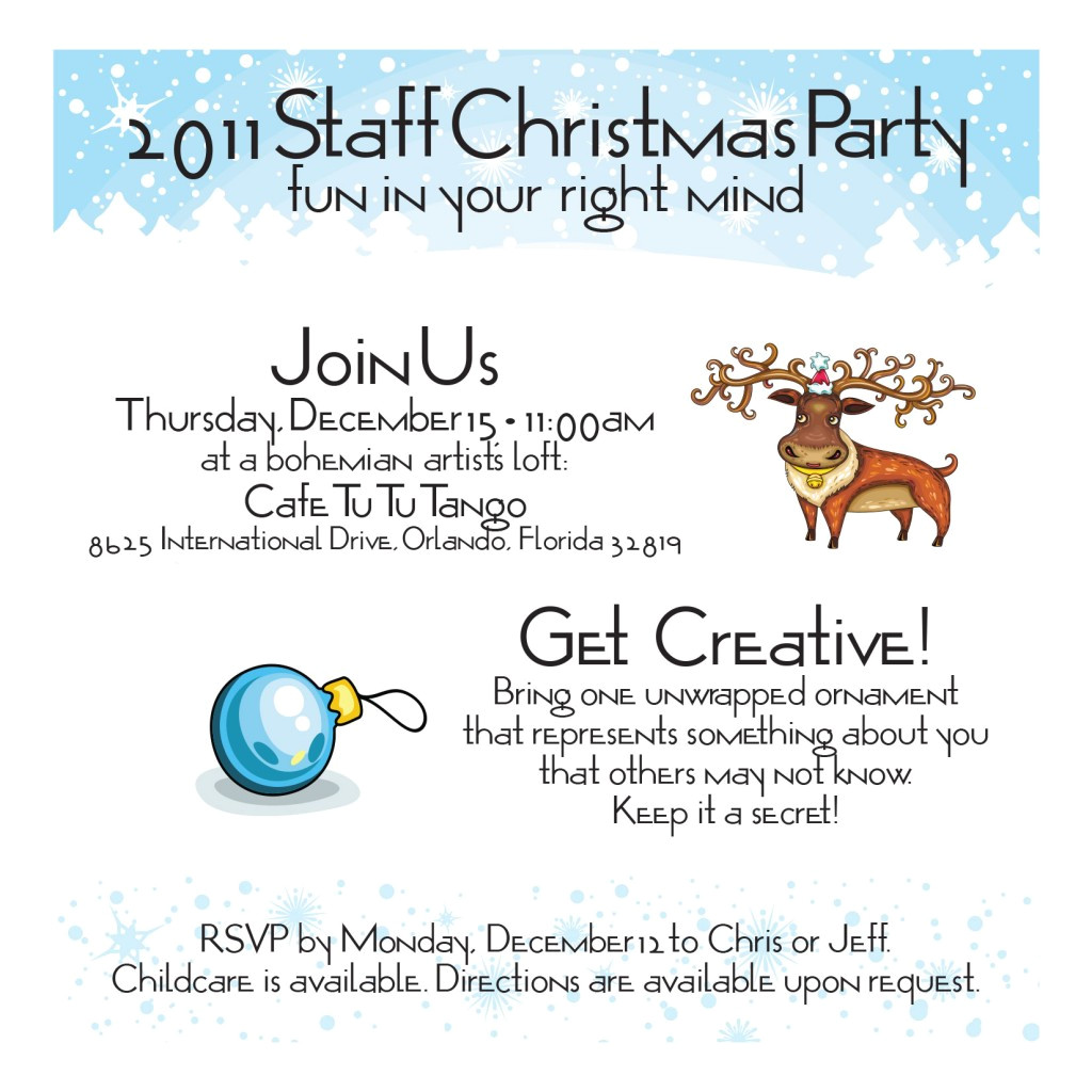 Staff Party Invitation Template Staff Party Invitation Wording Invitation Templates