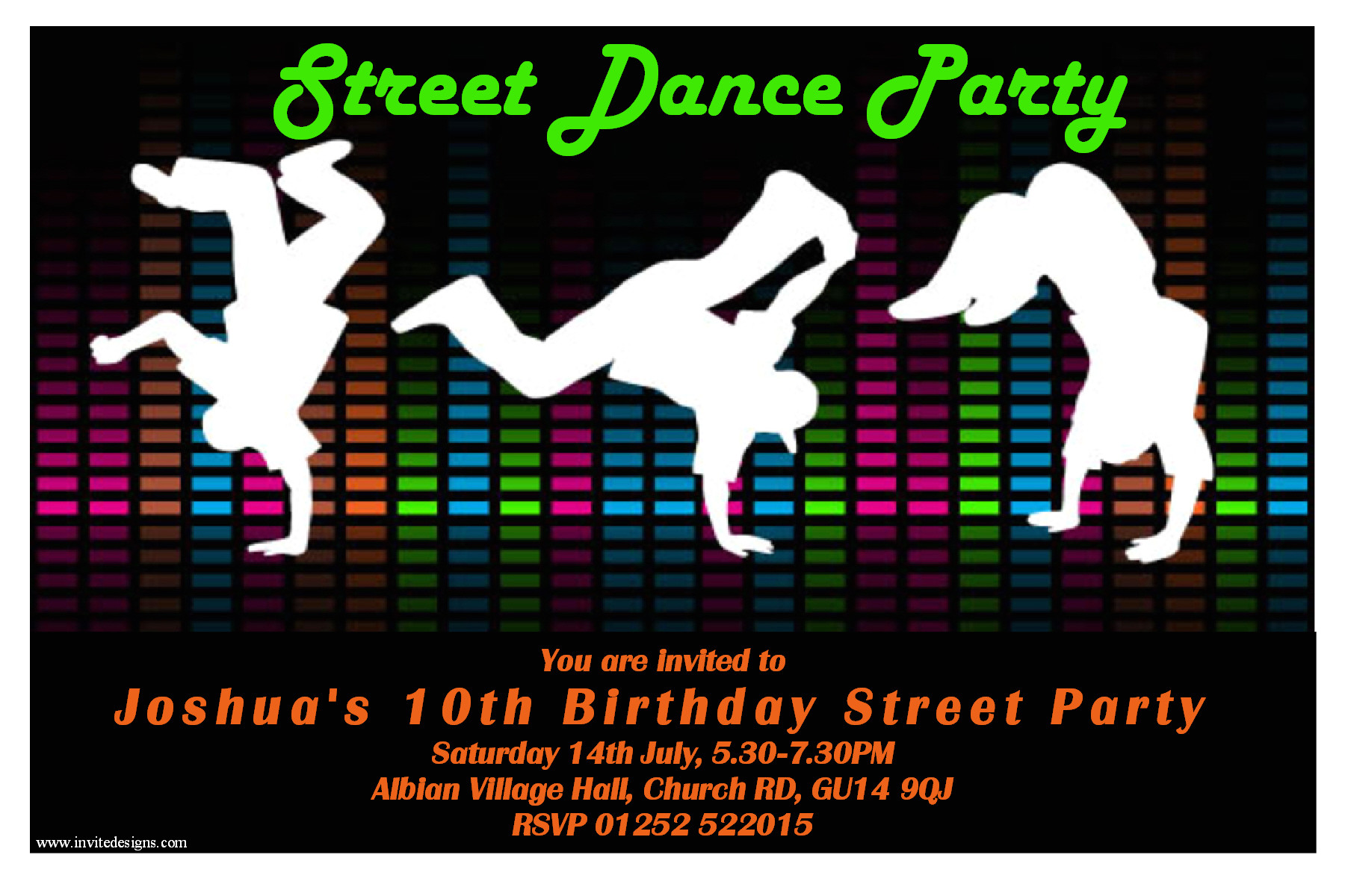 Street Party Invitation Template Free Printable Birthday Invitations for Adult Free