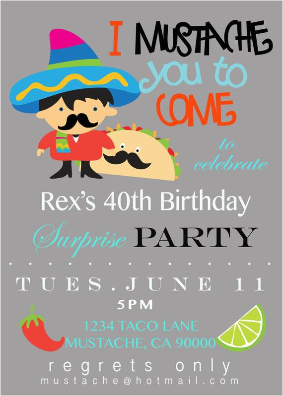 Taco Party Invitation Template Items Similar to Mustache Taco Party Invitation Taco Party Invitation Template Items Similar to Mustache Taco Party Invitation