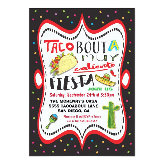 Taco Party Invitation Template Taco Mexican Fiesta Party Invitation Zazzle Com Taco Party Invitation Template Taco Mexican Fiesta Party Invitation Zazzle Com