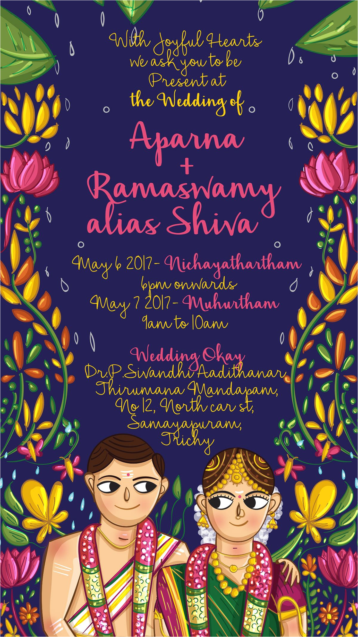 Tamil Brahmin Wedding Invitation Template Quirky Indian Wedding Invitations Tamil Brahmin Wedding