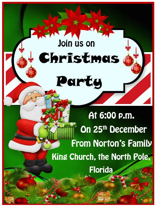 Template for Christmas Party Invitation In Office 15 Free Christmas Party Invitation Templates Ms Office
