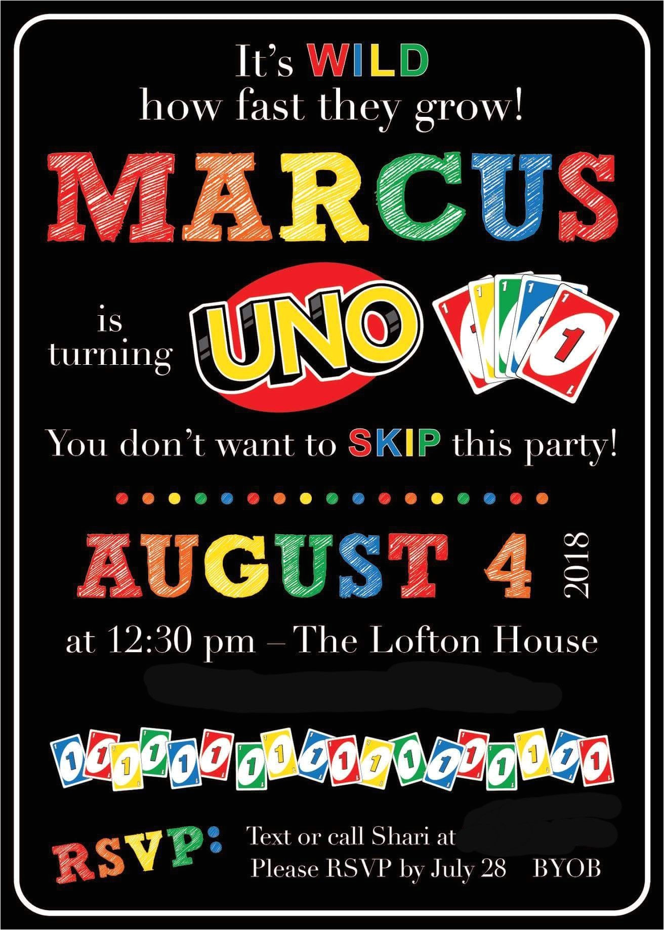 Uno Birthday Invitation Template Free Uno Birthday Invitation In 2019 1st Birthday Party