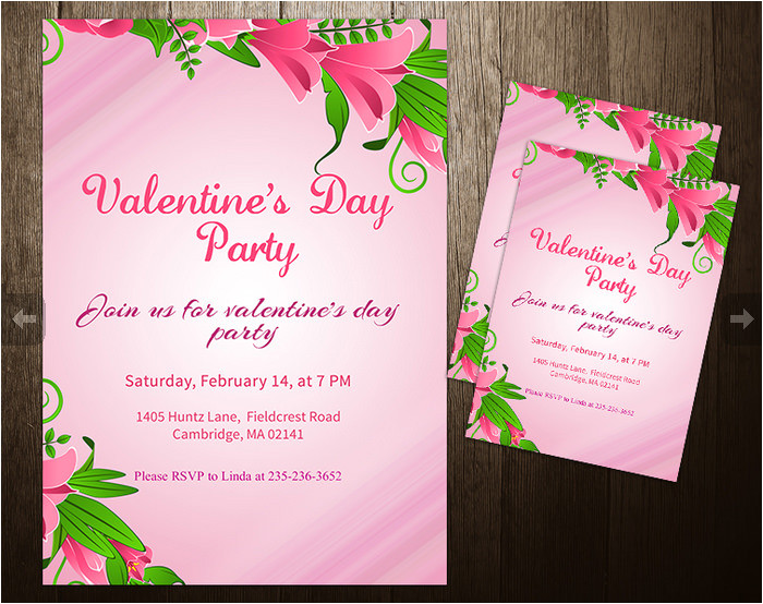 Valentine Birthday Invitation Template 22 Best Valentine Invitation Templates Psd Ai Free