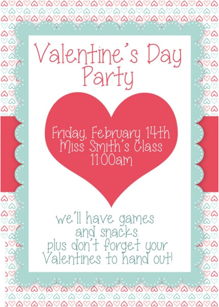 Valentine Birthday Invitation Template Valentine 39 S Day Party Free Printables How to Nest for Less
