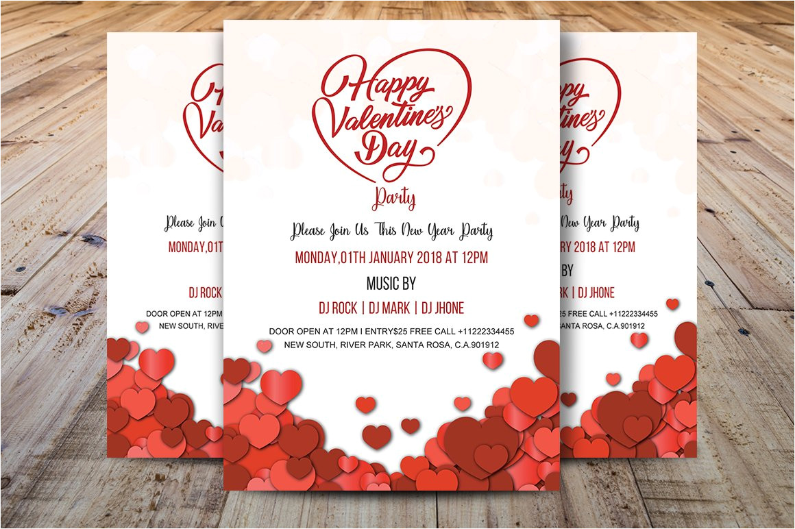 Valentine Birthday Invitation Template Valentines Day Party Invitation Invitation Templates