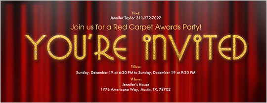 Viewing Party Invitation Template Free Viewing Party Online Invitations Evite