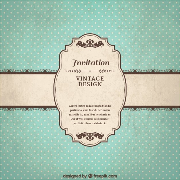 Vintage Birthday Invitation Template Free Vintage Invitation Template Vector Free Download Vintage Birthday Invitation Template Free Vintage Invitation Template Vector Free Download