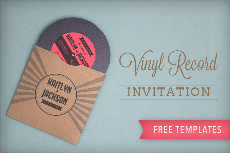 Vinyl Record Party Invitation Template totally Free totally Rockin 39 Diy Vinyl Record Wedding