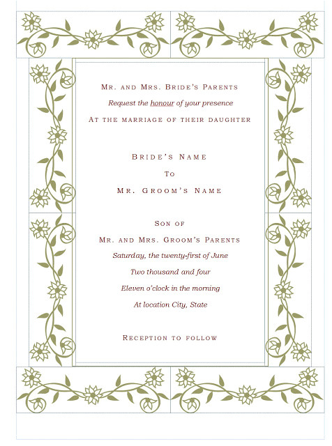 Wedding Card Invitation Wordings Sri Lanka Wedding Invitation Template Template Sample