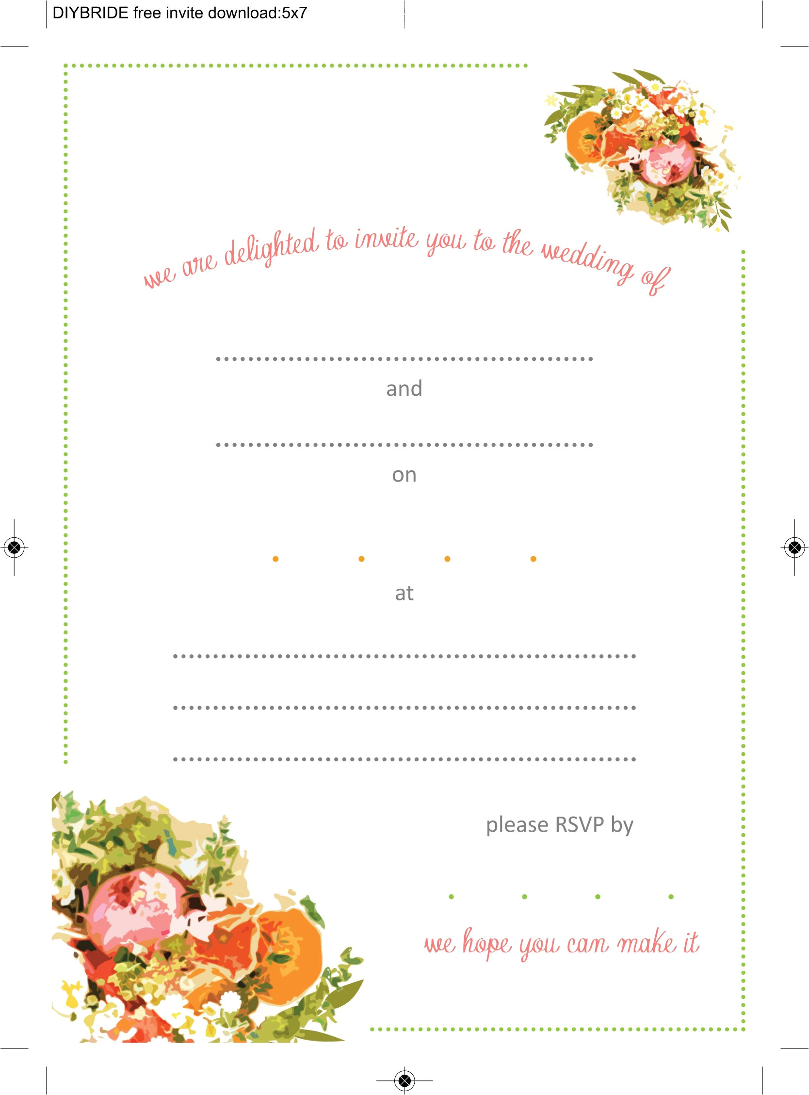 Wedding Invitation Blank Template Free Wedding Invitation Templates that are Cute and Easy to Wedding Invitation Blank Template Free Wedding Invitation Templates that are Cute and Easy to