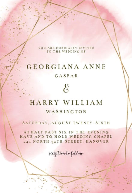 Wedding Invitation format Hd Wedding Invitation Templates Free Greetings island