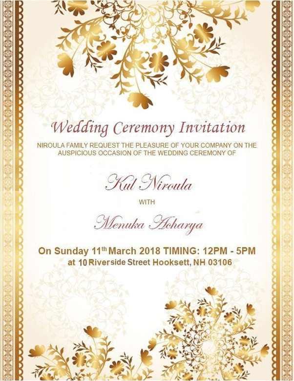Wedding Invitation Name format What is the Gujarati Wedding Invitation Card format Quora