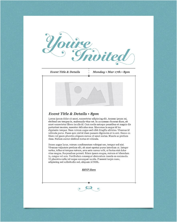 Wedding Invitation Outlook Template 11 Exceptional Email Invitation Templates Free Sample