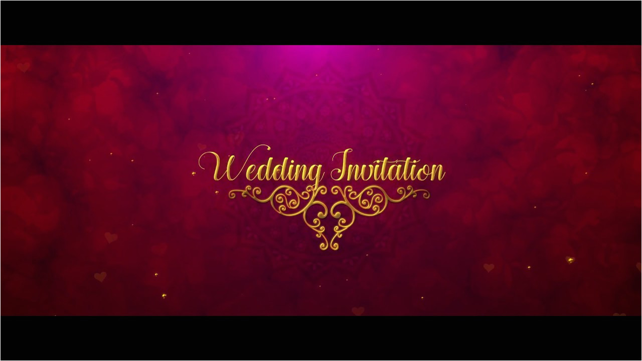 Wedding Invitation Template Ae Free Royal Wedding Invitation In after Effects Youtube