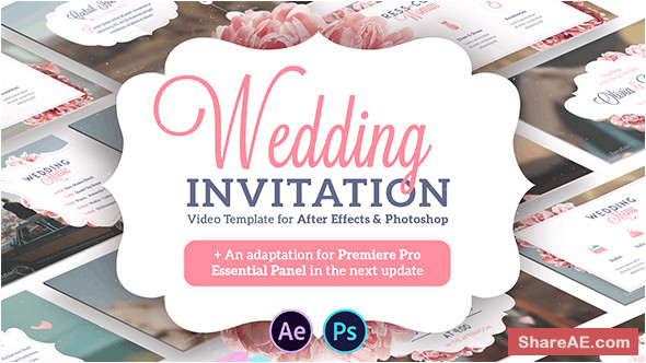 Wedding Invitation Template Ae Free Videohive Wedding Invitation Free after Effects