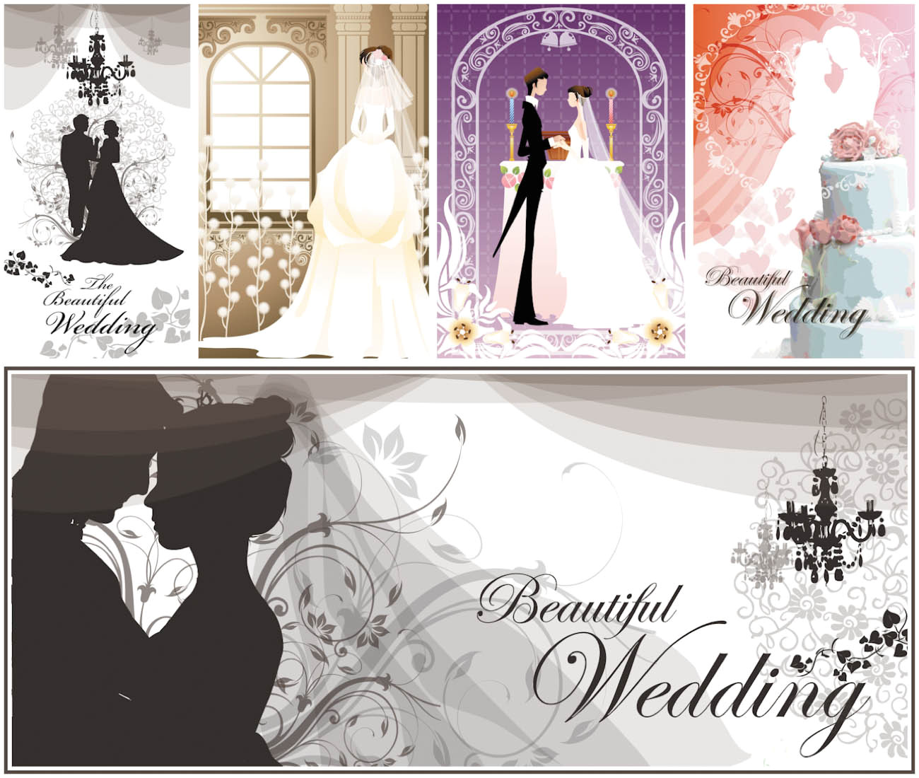 Wedding Invitation Template Bride and Groom Wedding Vector Graphics Blog Page 9