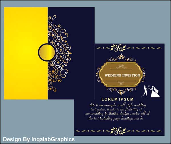 Wedding Invitation Template Cdr Wedding Invitation Templates Vector Free Wedding Cards