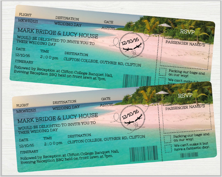 Wedding Invitation Template Destination 15 Destination Wedding Invitations Editable Psd Ai