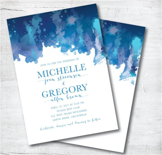 Wedding Invitation Template Destination Beach Wedding Invitation Printable Wedding Invitation