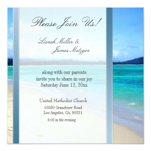Wedding Invitation Template Destination Diy Destination Beach Wedding Invitation Template Zazzle