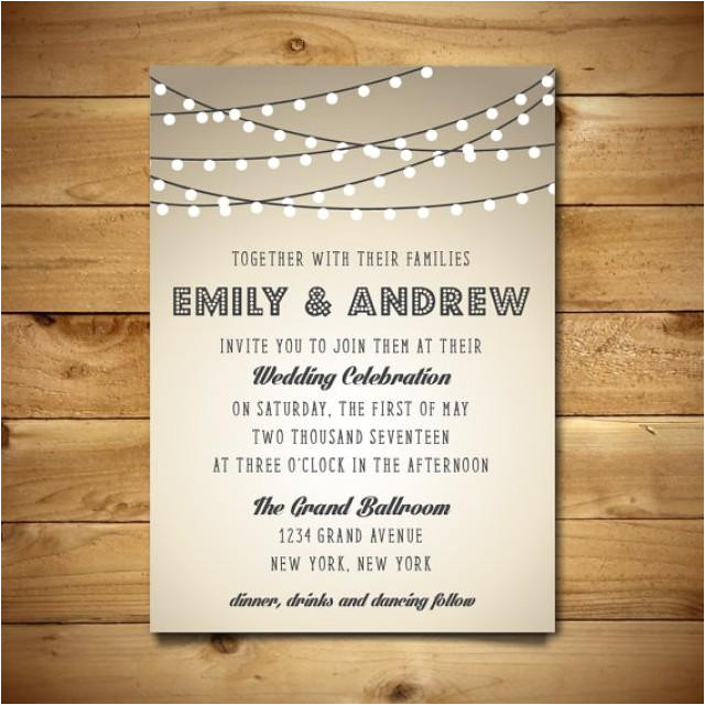 Wedding Invitation Template Doc Printable Vintage Style Wedding Invitation Template