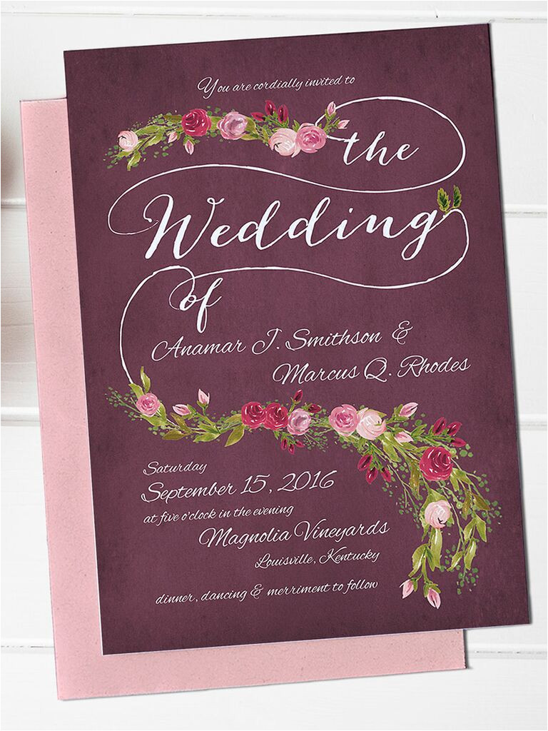 Wedding Invitation Template Editable 16 Printable Wedding Invitation Templates You Can Diy