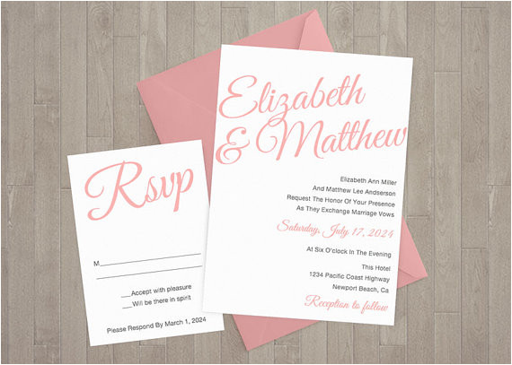 Wedding Invitation Template Etsy 13 Etsy Wedding Invite Templates Weddingmix
