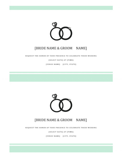 Wedding Invitation Template for Microsoft Word Microsoft Word 2013 Wedding Invitation Templates Online