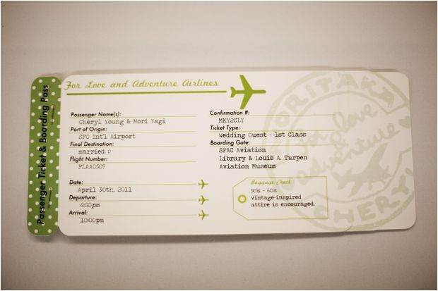 Wedding Invitation Template Inkscape Plane Ticket Invitations Passport Programs and Luggage