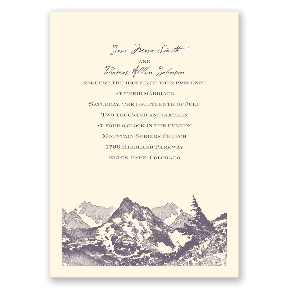 Wedding Invitation Template Mountain Watercolor Mountain Invitation Invitations by Dawn Wedding Invitation Template Mountain Watercolor Mountain Invitation Invitations by Dawn