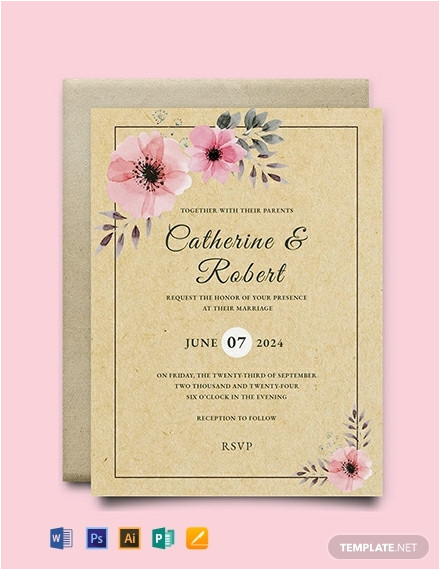 Wedding Invitation Template Set Free Rustic Wedding Invitation Template Word Psd Wedding Invitation Template Set Free Rustic Wedding Invitation Template Word Psd