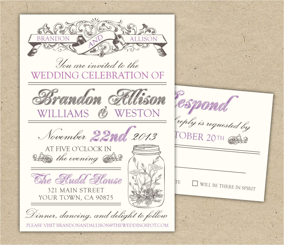 Wedding Invitation Template to Print 30 Unique Vintage Wedding Invitations