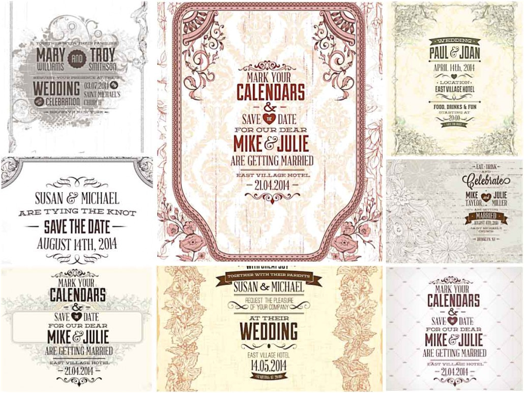 Wedding Invitation Template Vector Graphic Light Graphic Wedding Invitations Vector Free Download