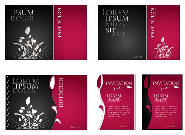 Wedding Invitation Template Vector Graphic Wedding Invitation Template Vector Graphic Free Vector