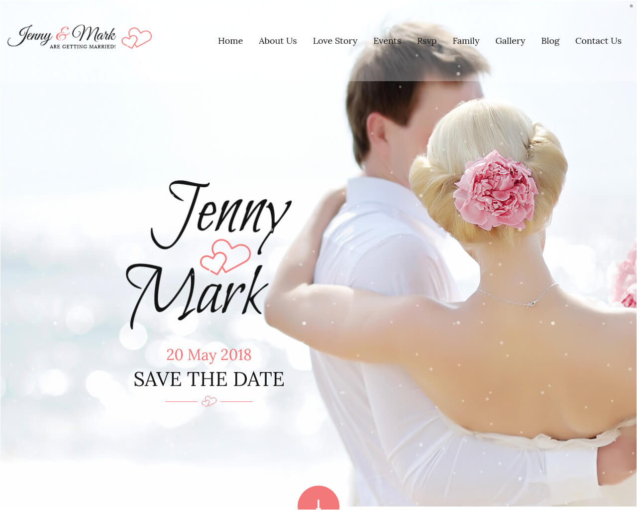 Wedding Invitation Template Website 20 Best Wedding Website Templates for Your Special Day
