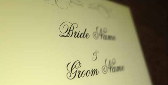 Wedding Invitation Video Template Free Download after Effects 30 Sentimental Wedding after Effects Template Collection