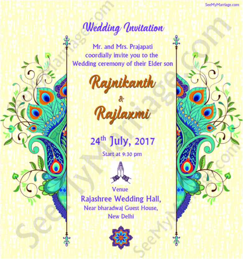 Whatsapp Indian Wedding Invitation Template Wedding Invitation Whatsapp Invitation Templates Free