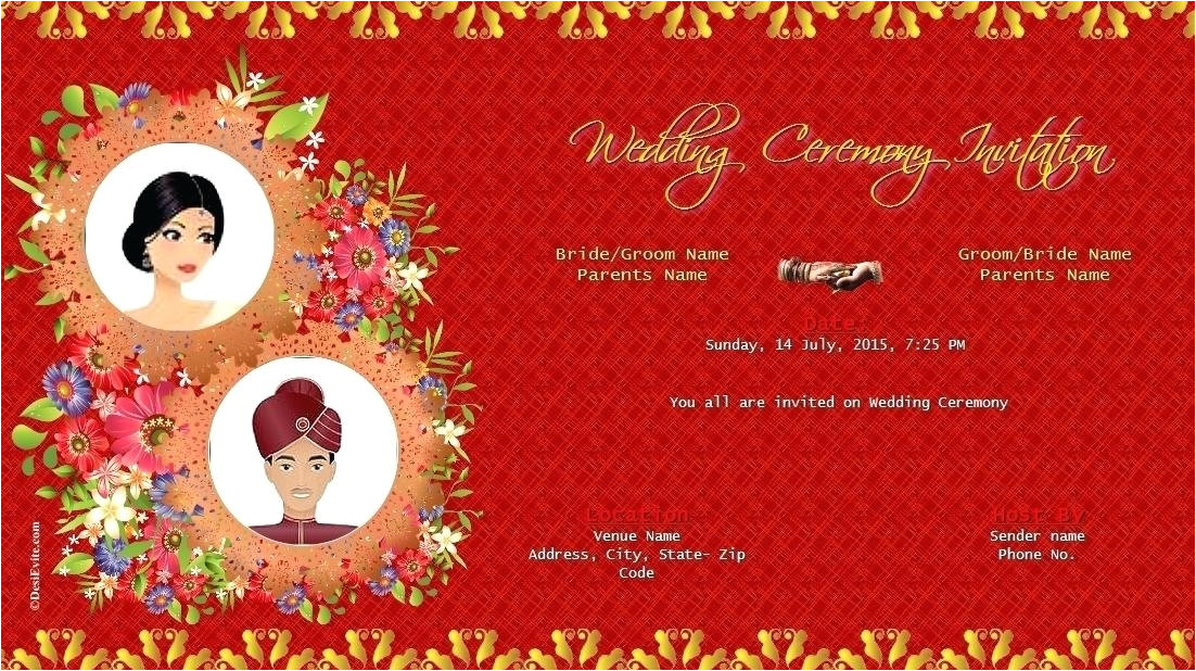 Whatsapp Indian Wedding Invitation Template Whatsapp Wedding Invitation Video Template Free Download