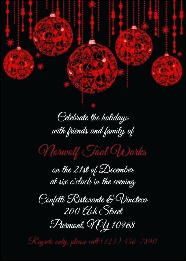 Work Party Invitation Template Awesome Company Christmas Party Invitation Templates Free