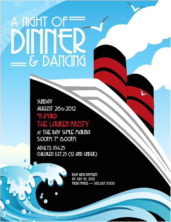 Yacht Party Invitation Template Diy Printable Boat Ride Party Invitation by Stinkleberrie