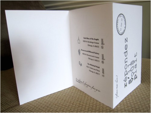 Z Fold Wedding Invitation Template Diy Z Fold Wedding Invitations Travel Chicago theme