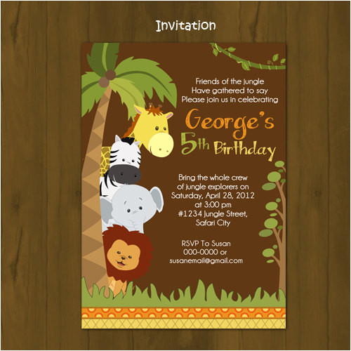 Zoo Birthday Party Invitation Template Invitation Design Category Page 1 Jemome Com