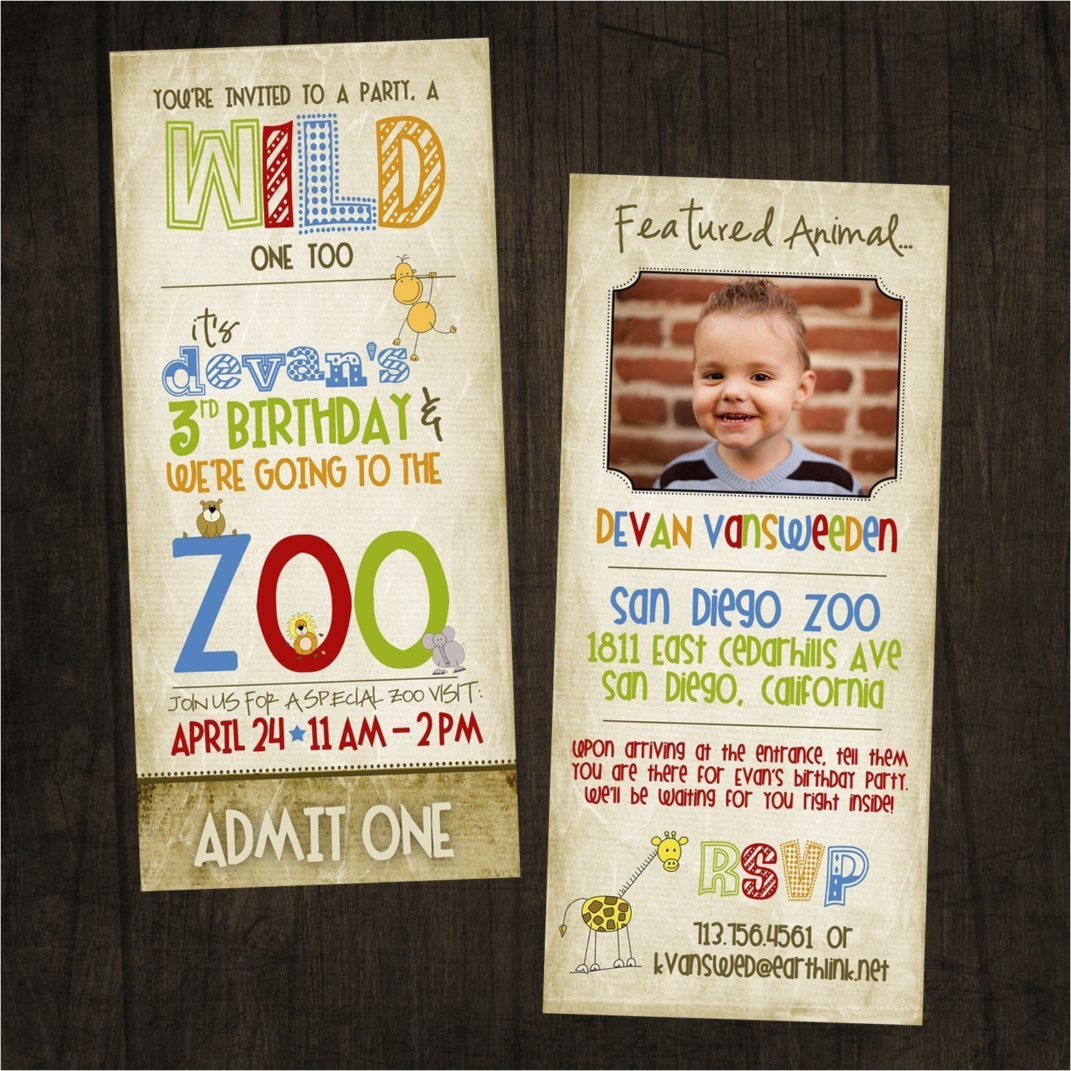 Zoo Birthday Party Invitation Template Tall Zoo Birthday Invitation Featuring You