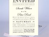 1 Page Wedding Invitation Multiple Font Invite Design Print Artwork Pinterest