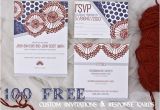 100 Personalised Wedding Invitations 100 Custom Wedding Invitations Response Cards From Julia